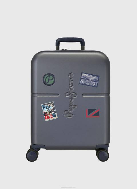Pepe Jeans Chest Wheeled Suitcase Boy Navy Z22X1703