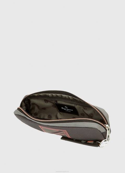 Pepe Jeans Logo Print Holder Boy Dark Grey Z22X1705