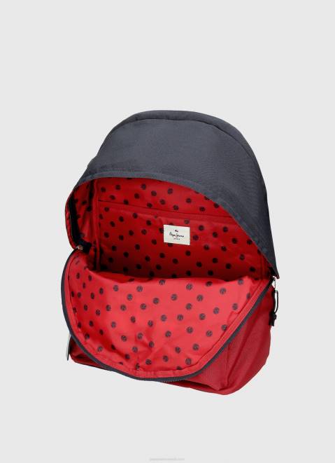 Pepe Jeans Logo Print School Backpack Boy Multi Z22X1711
