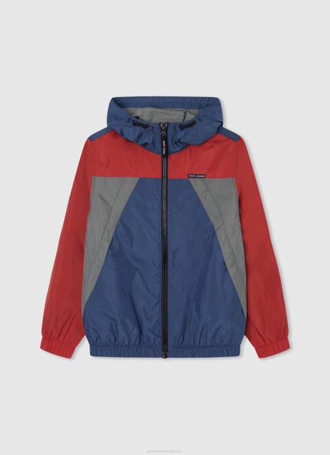 Pepe Jeans Colour Block Windbreaker Jacket Boy Multi Z22X1565