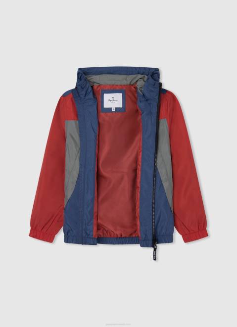 Pepe Jeans Colour Block Windbreaker Jacket Boy Multi Z22X1565