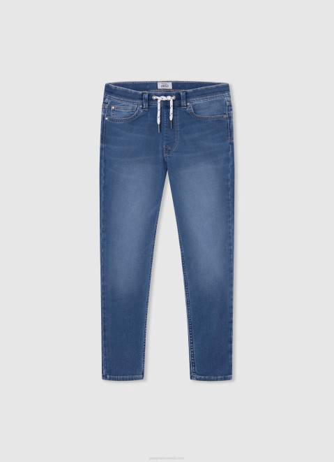 Pepe Jeans Archie Midrise Relaxed Fit Jeans Boy Denim Z22X1574