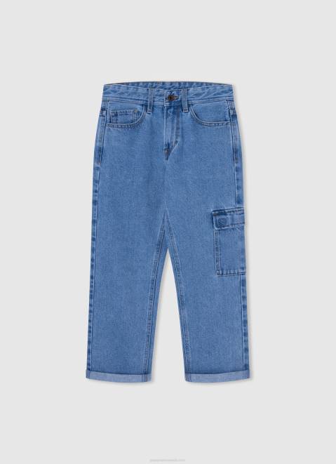 Pepe Jeans Collin Midrise Relaxed Fit Jeans Boy Denim Z22X1572