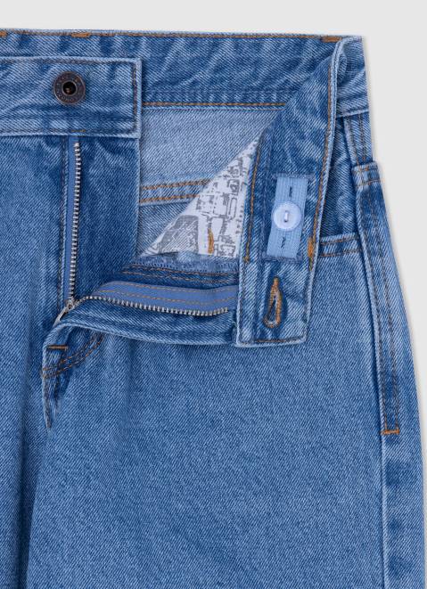 Pepe Jeans Collin Midrise Relaxed Fit Jeans Boy Denim Z22X1572