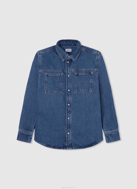 Pepe Jeans Ceder Regular Fit Denim Overshirt Boy Denim Z22X1667