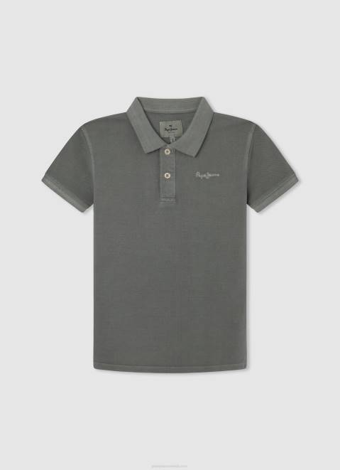 Pepe Jeans Embroidered Logo Pique Polo Shirt Boy Casting Z22X1663