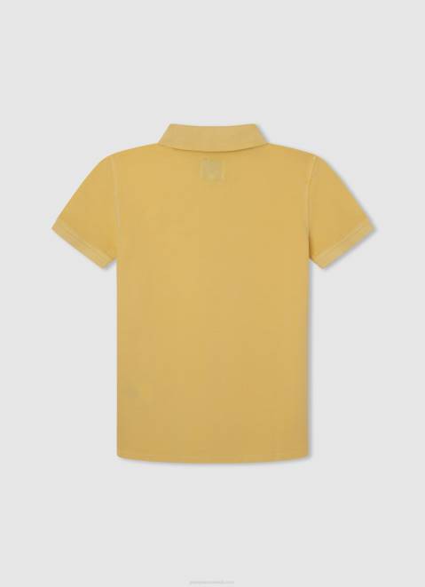 Pepe Jeans Embroidered Logo Pique Polo Shirt Boy Shine Z22X1665