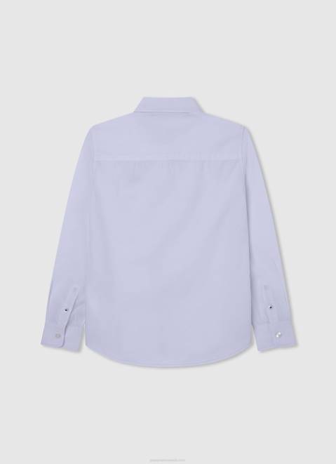 Pepe Jeans Maldon Regular Fit Poplin Shirt Boy White Z22X1662