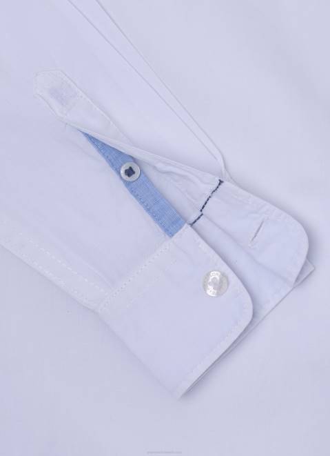 Pepe Jeans Maldon Regular Fit Poplin Shirt Boy White Z22X1662