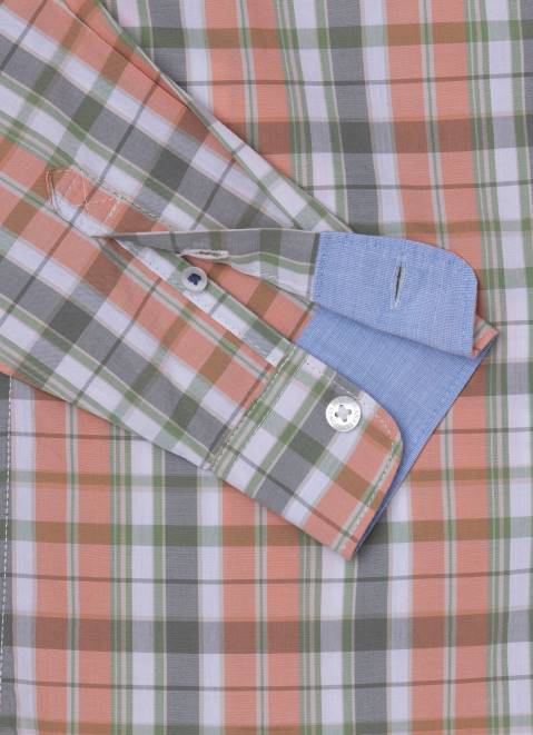 Pepe Jeans Marple Checkered Poplin Shirt Boy Studio Red Z22X1659