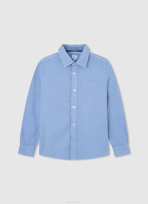 Pepe Jeans Marske Regular Fit Oxford Shirt Boy Bleach Blue Z22X1656