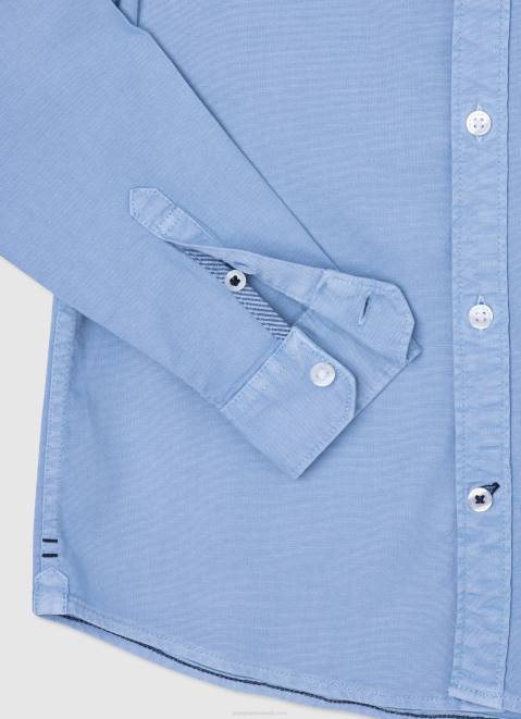 Pepe Jeans Marske Regular Fit Oxford Shirt Boy Bleach Blue Z22X1656