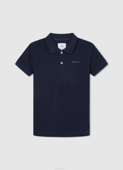 Pepe Jeans Misterton Short Sleeved Shirt Boy Bleach Blue Z22X1674