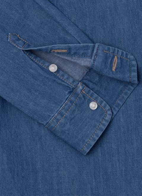 Pepe Jeans Portez Regular Fit Denim Shirt Boy Denim Z22X1660