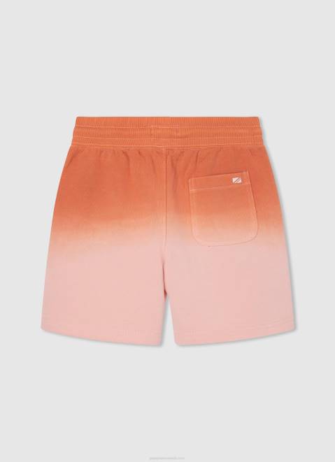 Pepe Jeans Colour Block Sports Shorts Boy Squash Orange Z22X1698