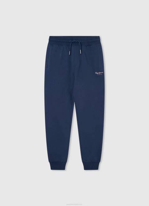 Pepe Jeans Logo Print Jogger Trousers Boy Jarman Z22X1677
