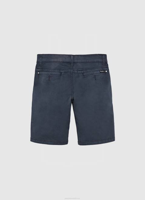 Pepe Jeans Regular Fit Chino Shorts Boy Navy Z22X1695