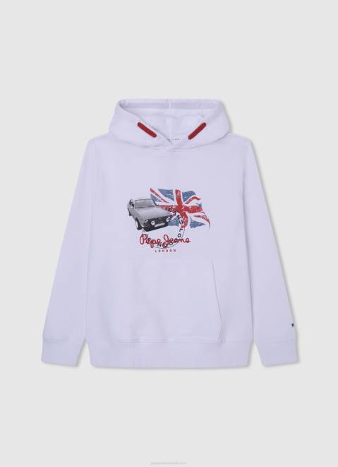 Pepe Jeans Cotton Embroidered Logo Jersey Boy Grey Marl Z22X1588