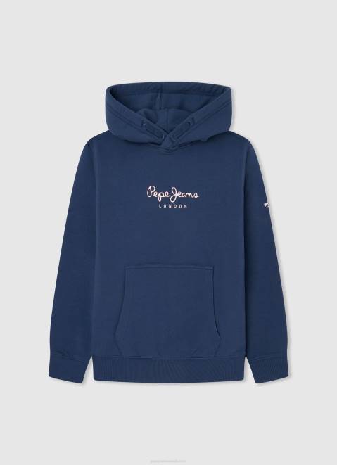 Pepe Jeans Cotton Hooded Jumper Boy Jarman Z22X1582