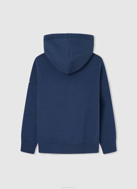 Pepe Jeans Cotton Hooded Jumper Boy Jarman Z22X1582