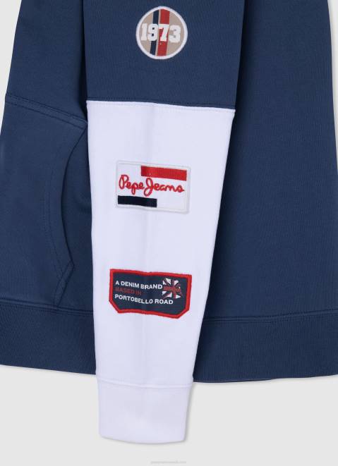 Pepe Jeans Logo Patched Jumper Boy Jarman Z22X1594