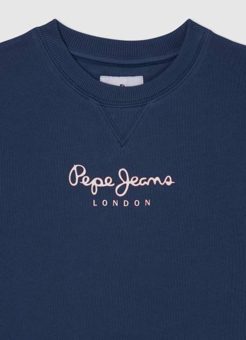 Pepe Jeans Logo Printed Jumper Boy Jarman Z22X1592
