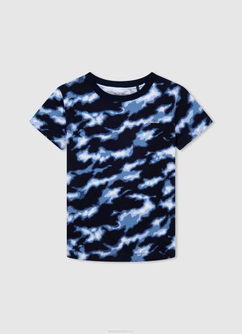 Pepe Jeans Camouflage Cotton T-Shirt Boy Ozzy Z22X1623