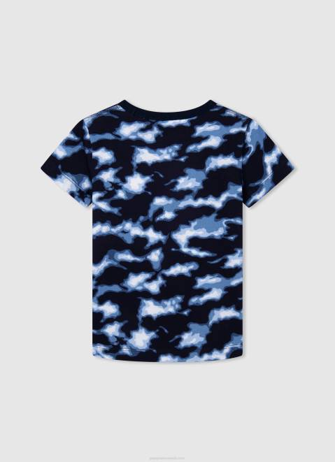 Pepe Jeans Camouflage Cotton T-Shirt Boy Ozzy Z22X1623
