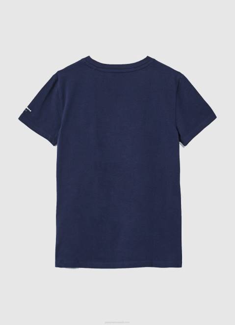 Pepe Jeans Flag And Logo T-Shirt Boy Dulwich Z22X1624