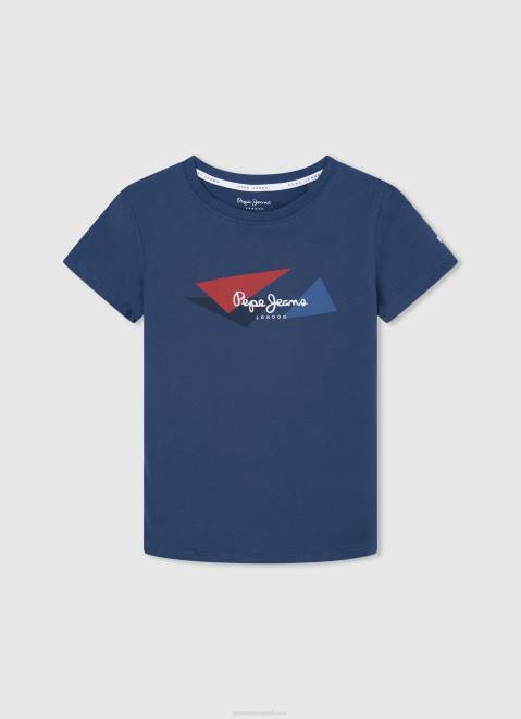Pepe Jeans Flag Logo T-Shirt Boy Jarman Z22X1640