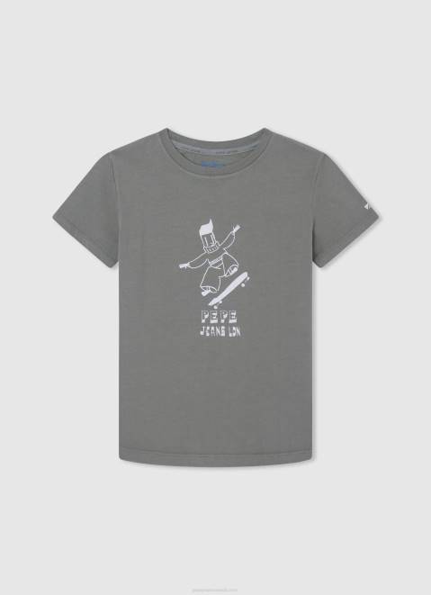 Pepe Jeans Graphic Print T-Shirt Boy Casting Z22X1614