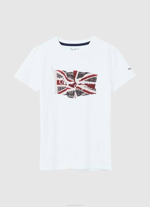 Pepe Jeans Logo Basic T-Shirt Boy Casting Z22X1610