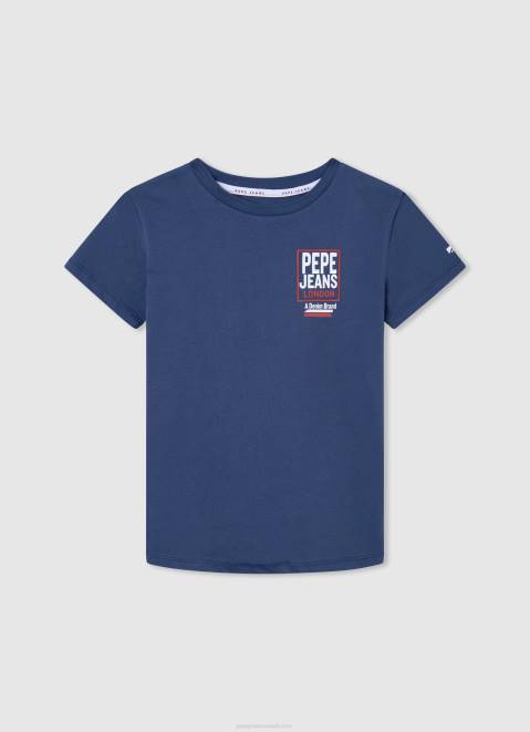 Pepe Jeans Logo Print T-Shirt Boy Jarman Z22X1641