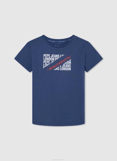 Pepe Jeans Logo Print T-Shirt Boy Jarman Z22X1648