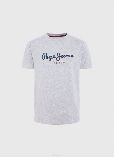 Pepe Jeans Long-Sleeved Front Logo T-Shirt Boy Navy Z22X1630