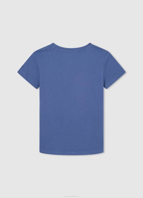 Pepe Jeans Printed Logo Cotton T-Shirt Boy Ozzy Z22X1633