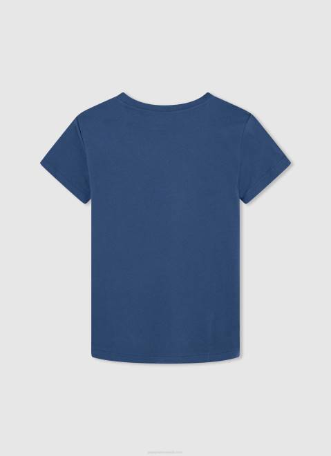 Pepe Jeans Vertical Logo Cotton T-Shirt Boy Jarman Z22X1649