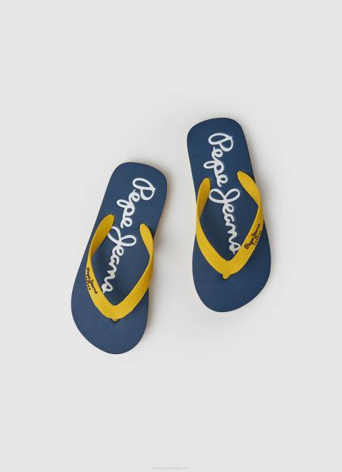 Pepe Jeans Bay Beach Basic Beach Flip Flops Boy Navy Z22X1557