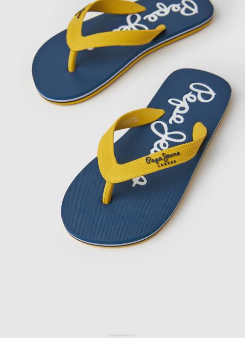 Pepe Jeans Bay Beach Basic Beach Flip Flops Boy Navy Z22X1557