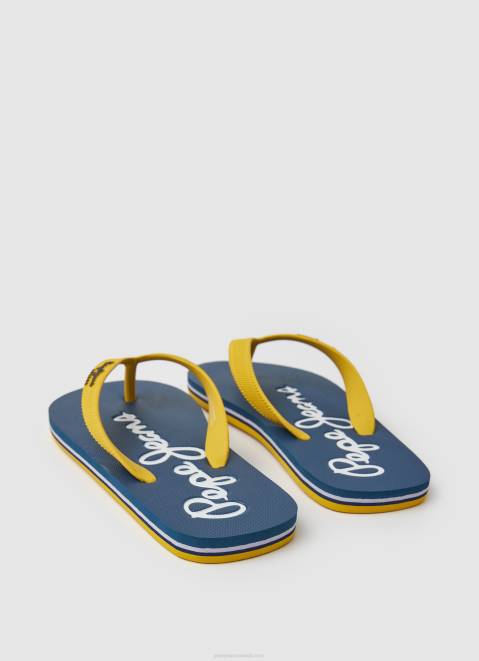Pepe Jeans Bay Beach Basic Beach Flip Flops Boy Navy Z22X1557