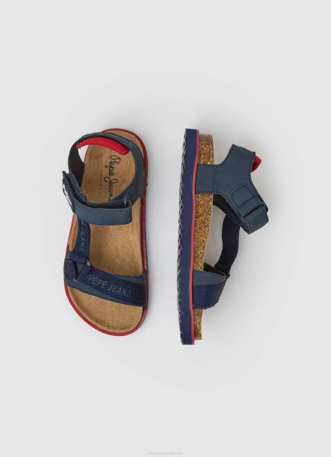 Pepe Jeans Berlin Monday Anatomical Sandals Boy Navy Z22X1550