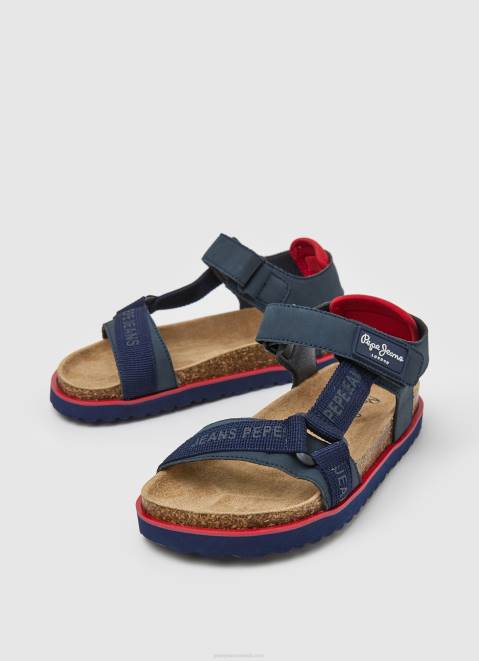 Pepe Jeans Berlin Monday Anatomical Sandals Boy Navy Z22X1550