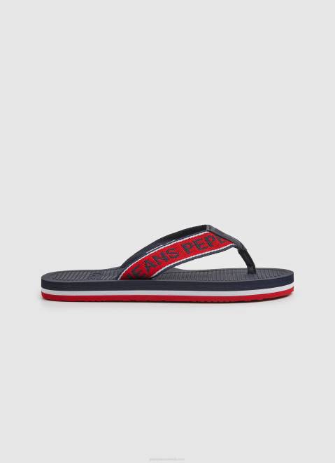 Pepe Jeans Off Beach Beach Flip Flops Boy Navy Z22X1555