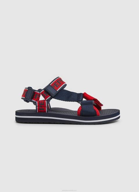 Pepe Jeans Pool Tape Trek Sandals Boy Navy Z22X1554