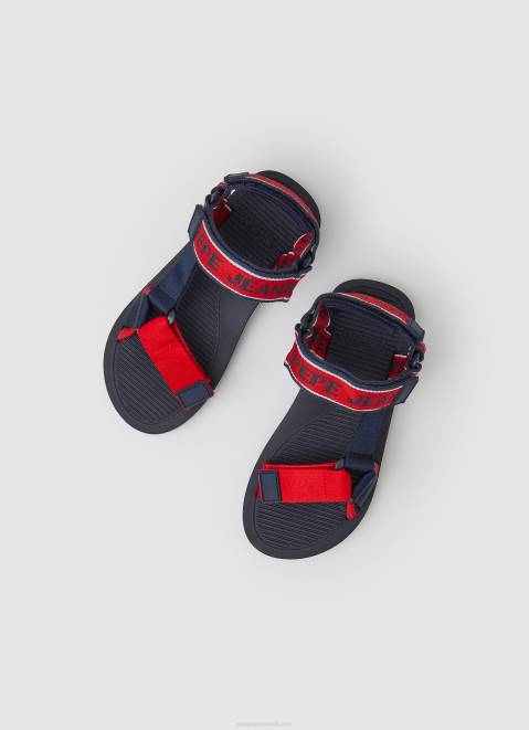 Pepe Jeans Pool Tape Trek Sandals Boy Navy Z22X1554