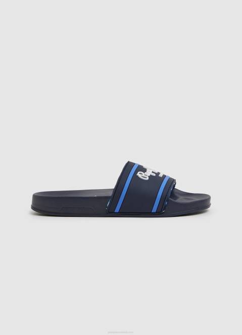 Pepe Jeans Slider Logo Beach Flip Flops Boy Navy Z22X1552