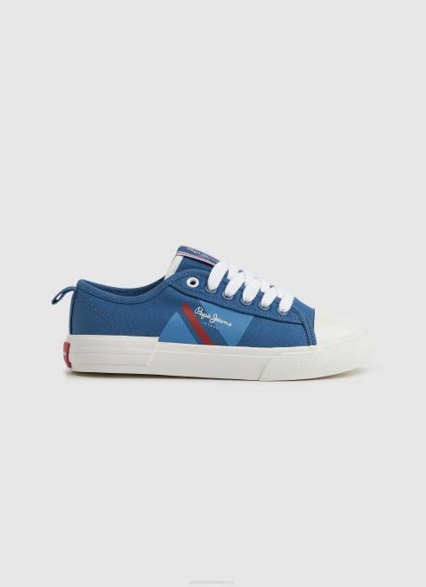 Pepe Jeans Allen Flag Vulcanized Sneakers Boy Indigo Z22X1561