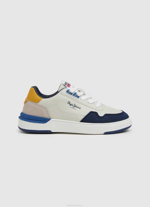 Pepe Jeans Baxter Basket Basic Sneakers Boy Ocean Z22X1539