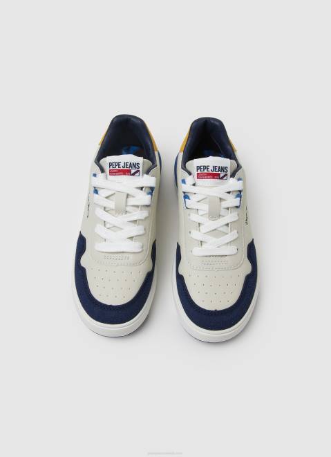 Pepe Jeans Baxter Basket Basic Sneakers Boy Ocean Z22X1539