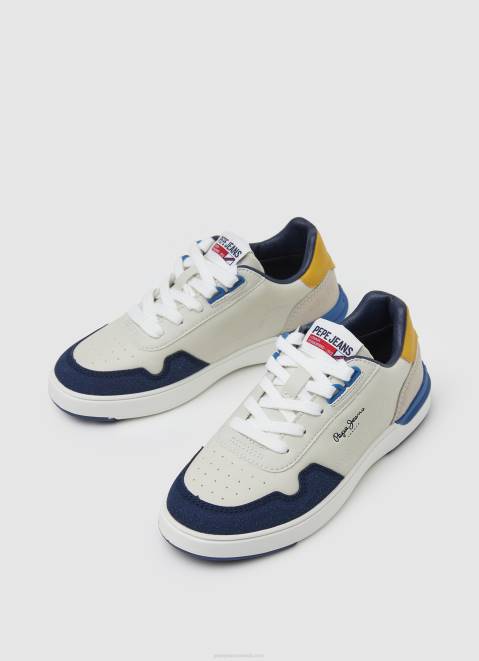 Pepe Jeans Baxter Basket Basic Sneakers Boy Ocean Z22X1539
